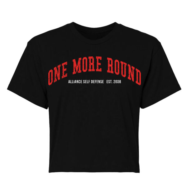 ONE MORE ROUND - WOMEN'S CROP T-SHIRT - $DW7BNE$ Thumbnail